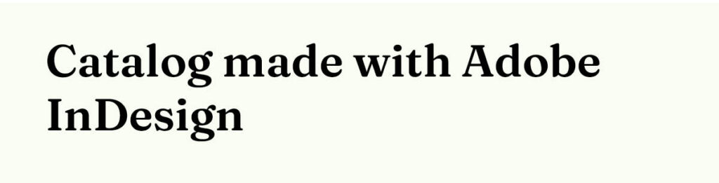 Museum Designs catalog program